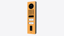 DoorBird D1102FV Fingerprint 50 Surface-Mount IP Video Door Station in Saffron Yellow, RAL 1017