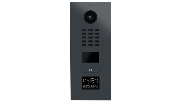 DoorBird D2101TFV Flush Mount IP Video Door Station, 1 Call Button in  Stainless Steel, RAL 7016