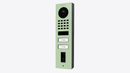 DoorBird D1102FV Fingerprint 50 Surface-Mount IP Video Door Station in Pastel Green, RAL 6019