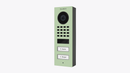 DoorBird D1102V Surface-Mount IP Video Door Station in Pastel Green, RAL 6019
