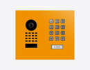 DoorBird D1101KH Modern Flush-Mount IP Video Door Station in Sun Yellow, RAL 1037