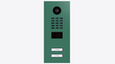 DoorBird D2102V IP Video Door Station, 2 Call Button in Patina Green, RAL 6000