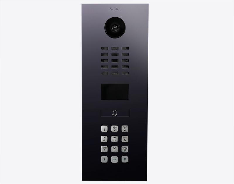 DoorBird D2101KV IP Video Intercom, 1 Call Button in Titanium