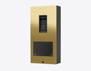 DoorBird A1122 Surface-Mount IP Access Control Device Fingerprint 50 in Brass-Finish as PVD Coating, Stainless Steel V4A, High-Gloss Polished