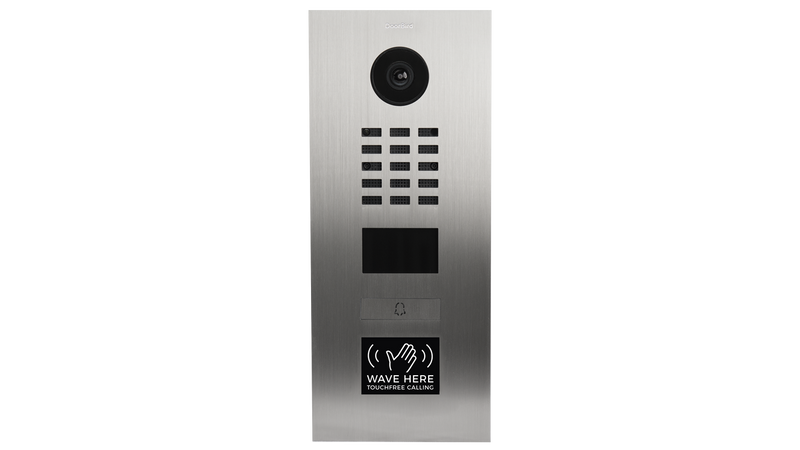 DoorBird D2101TFV Flush Mount IP Video Door Station, 1 Call Button in  Stainless Steel V4A