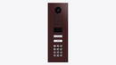 DoorBird D2102KV IP Video Door Station, 2 Call Button in Black Red, RAL 3007