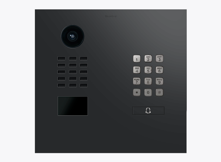 DoorBird D2101KH graphite black IP video door station with camera and keypad call buttons