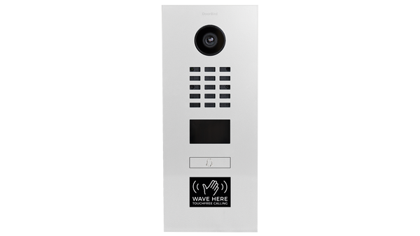 DoorBird D2101TFV Flush Mount IP Video Door Station, 1 Call Button in  Stainless Steel, RAL 9016