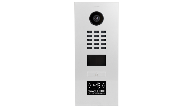 DoorBird D2101TFV Flush Mount IP Video Door Station, 1 Call Button in  Stainless Steel, RAL 9016