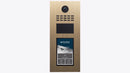 DoorBird D31TDV IP Video Intercom for Multi-Tenant Residences in Real Burnished Brass (429600816)