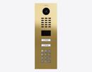 DoorBird D2102KV IP Video Door Station, 2 Call Buttons in Brass