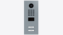 DoorBird D2102V IP Video Door Station, 2 Call Button in Silver Grey, RAL 7001