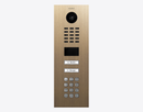 DoorBird D2102KV IP Video Door Station, 2 Call Buttons in Real Burnished Brass