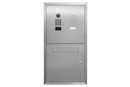 DoorBird Flush-Mounted Letterbox with D2101KH IP Video Door Station, 1 Keypad, 1 Call Button