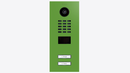 DoorBird D2102V IP Video Door Station, 2 Call Button in Yellow Green, RAL 6018
