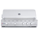 Renaissance Cutlass Pro 42-Inch Propane Gas Grill w/ Rear Burner, Briquette Trays & Blue LED Lights (RON42B LP)