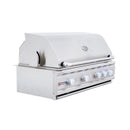 Renaissance Cutlass Pro 38-Inch Natural Gas Grill w/ Rear Burner, Briquette Trays & Blue LED Lights (RON38B)