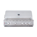 Renaissance Cutlass Pro 38-Inch Natural Gas Grill w/ Rear Burner, Briquette Trays & Blue LED Lights (RON38B)