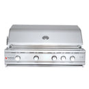 Renaissance Cutlass Pro 42-Inch Natural Gas Grill in Stainless Steel w/ Rear Burner, Briquette Trays & Blue LED Lights (RON42B)