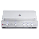 Renaissance Cutlass Pro 42-Inch Propane Gas Grill w/ Rear Burner, Briquette Trays & Blue LED Lights (RON42B LP)