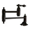 Kingston Brass Restoration Wall Mount Pot Filler Faucet, Oil Rubbed Bronze (KS3105AL)
