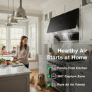 ROBAM R-Max3 30/36-Inch 1200-1400 CFM Convertible Under Cabinet Range Hood in Nano Glass (53H1S)