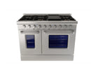 Vezeni 48-Inch Reminiscia Gas Range in Stainless Steel (VRN4808)