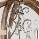 Parrot Uncle Retha Brown 4-Light Caged Island Pendant Lights (8816-4110V)