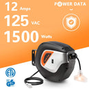 Giraffe Tools 12/14/16 AWG Retractable Extension Cord Reel