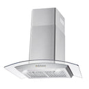 Cosmo 4-Piece Appliance Package - 30-Inch Gas Range, Wall Mount Range Hood, Dishwasher and Refrigerator in Stainless Steel (COS-4PKG-048)