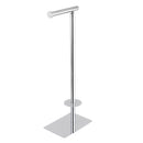 Kingston Brass Claremont Freestanding Toilet Paper Holder, Polished Chrome (CC8001)