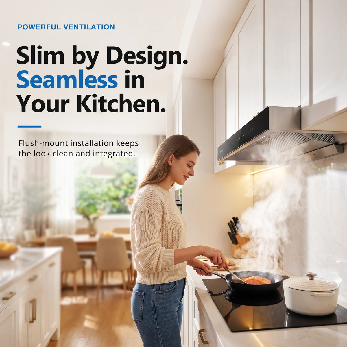 ROBAM CleanAir Pro 30-Inch 1300 CFM Dual Mount Range Hood in Stainless Steel (86H1S)