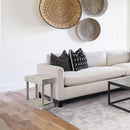 Parrot Uncle Rustic Wood Square Side Table with Shelf (ACC-BBZ004)