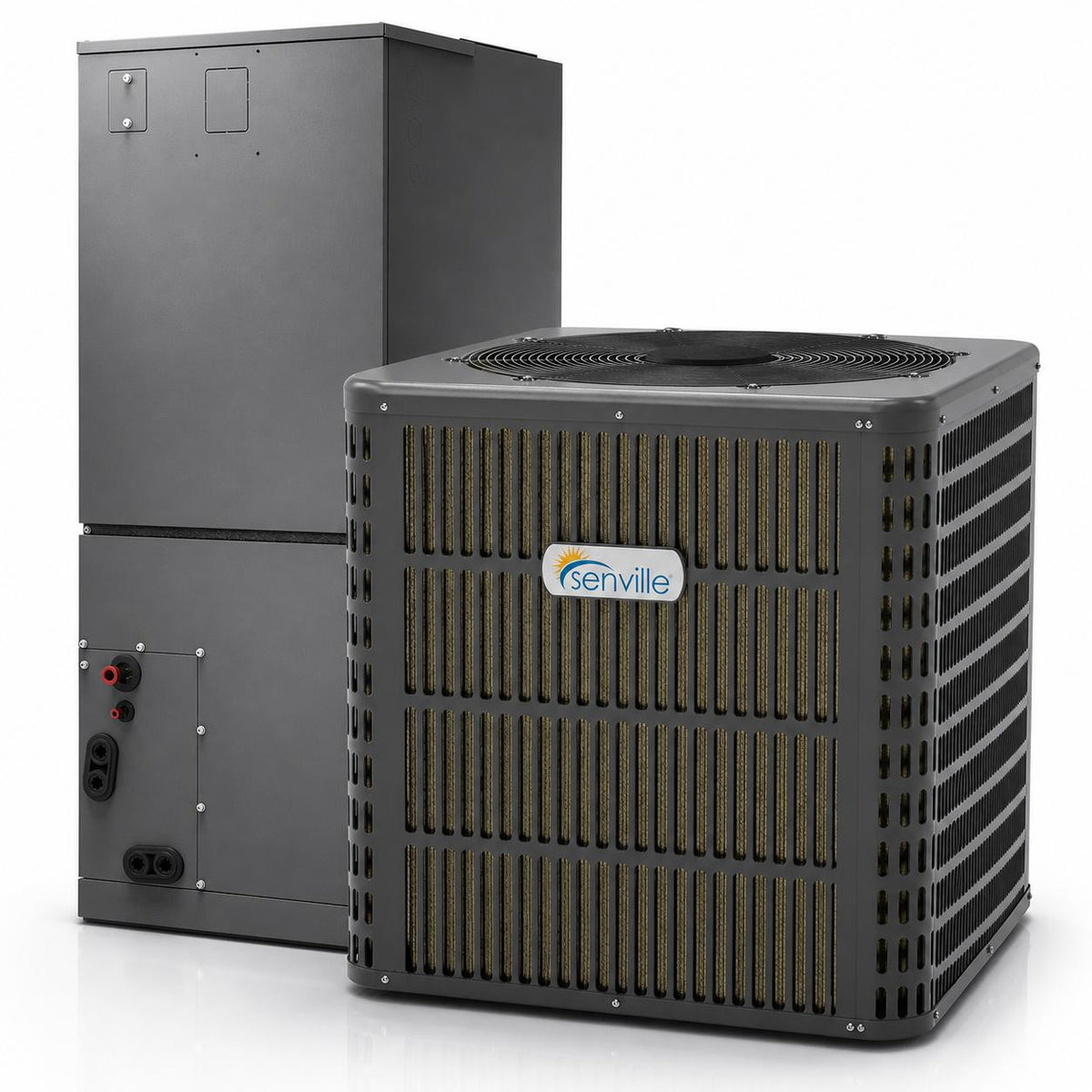 Senville 24K BTU Top Discharge Central Split System with 20 SEER2 Hyper Heat Pump Condenser and Ducted Air Handler (SENTC-24TD)