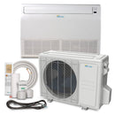 Senville 24K BTU Mini Split with 20.4 SEER2, 230V Ductless Air Conditioner and Heat Pump Condenser with Floor Mounted Air Handler (SENA-24HF-IF)