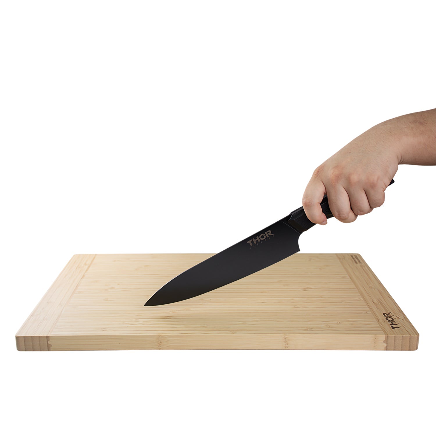 Thor Kitchen 8-Inch Black Titanium Coated German Steel Chef Knife (BTC801S) - view 7