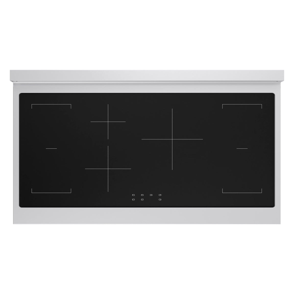 ZLINE 48-Inch Paramount Induction Range with 7 Element Cooktop and 6.7 Cu. Ft. Electric Double Oven in Stainless Steel (SINR48)