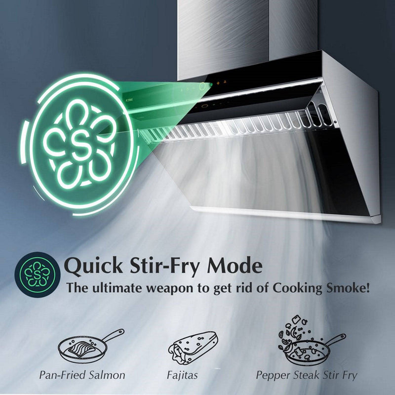 Fotile Slant Vent Series 1000 CFM Under-Cabinet/Wall Mount (JQG7505 / JQG9006)