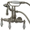 Kingston Brass Vintage 3-3/8-Inch Wall Mount Tub Faucet, Brushed Nickel (CC1009T8)