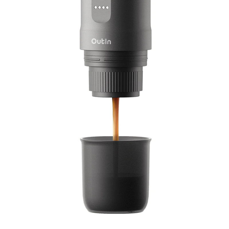 Outin Nano Portable Espresso Machine in Space Grey