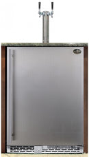 Beer Meister Premium Series Refrigerator Dual Tower With Stainless Door Built-in and Digital Temperature Control (BM1600SDNT)
