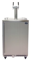 Beer Meister Premium Series Refrigerator Dual Tower All Stainless Indoor/outdoor and Digital Temperature Control (BM1600ALLSDWT)
