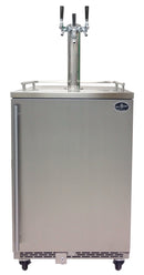 Beer Meister Premium Series Refrigerator Triple Tower With Stainless Steel Door and Digital Temperature Control (BM1600STWT)