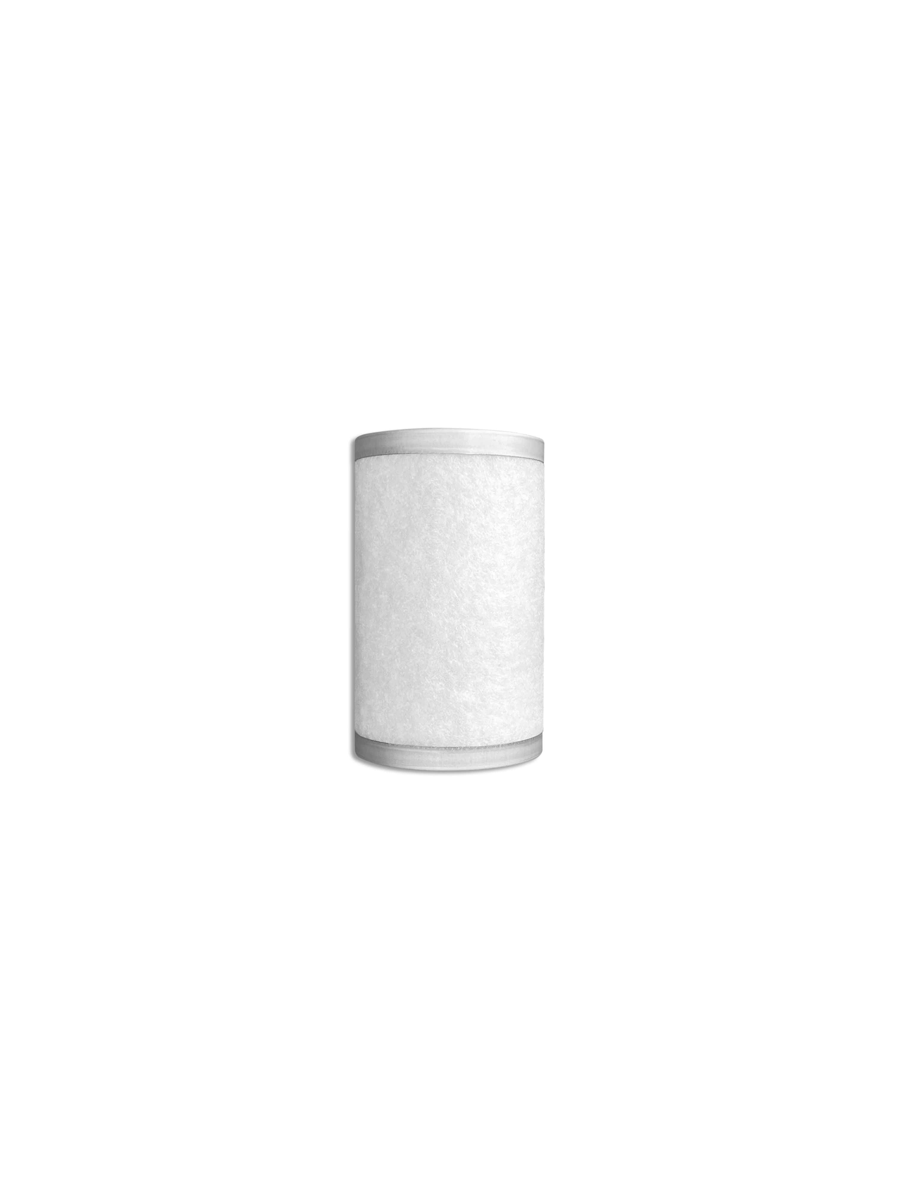 Pump demister filter cartridge, gray felt cylinder with visible rim detail