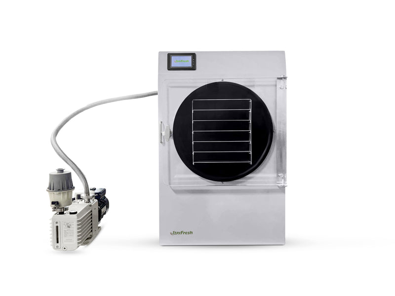 Stay Fresh Mega Freeze Dryer with Mega Commercial Pump in Stainless Steel and 6 Trays(sku-43962780483735)