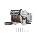 Giraffe Tools Wall Mounted Heavy Duty Hose Reel in Stainless Steel