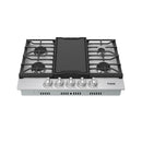 Thor Kitchen 30-Inch Professional Natural Gas Cooktop with Stainless Steel Knobs (TGC30F)