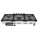 Thor Kitchen 36-Inch Professional Natural Gas Cooktop with Stainless Steel Knobs (TGC36F)