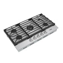 Thor Kitchen 36-Inch Professional Natural Gas Cooktop with Stainless Steel Knobs (TGC36F)