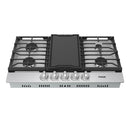 Thor Kitchen 36-Inch Professional Natural Gas Cooktop with Stainless Steel Knobs (TGC36F)